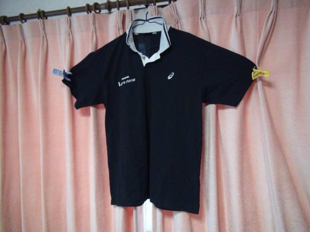 アシックスの黒のポロシャツ(L)!。 < ブランド  アシックスの黒のポロシャツ(L)!。 < ブランドの