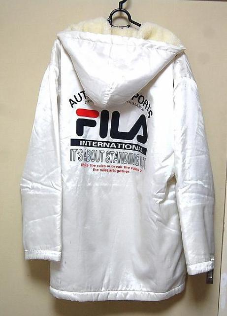 ◆フィラ FILA コート USED Mサイズ < 男性ファッション  ◆フィラ FILA コート USED Mサイズ < 男性ファッションの