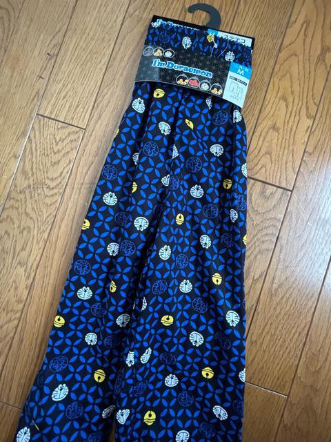 Mサイズ!高貴紳士的!ドラえもん!×和柄!粋な感じ!後ポケット付き!前閉じ!ひざ下丈!ステテコ!新品! < 男性ファッション  Mサイズ!高貴紳士的!ドラえもん!×和柄!粋な感じ!後ポケット付き!前閉じ!ひざ下丈!ステテコ!新品! < 男性ファッションの