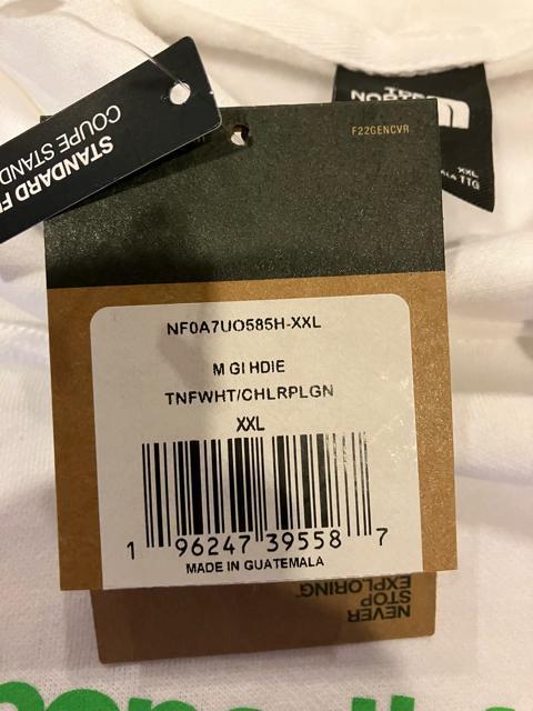 THE NORTH FACE パーカー プルオーバー 大きいsize XXL 白  ノースフェイス < ブランド  THE NORTH FACE パーカー プルオーバー 大きいsize XXL 白  ノースフェイス < ブランドの