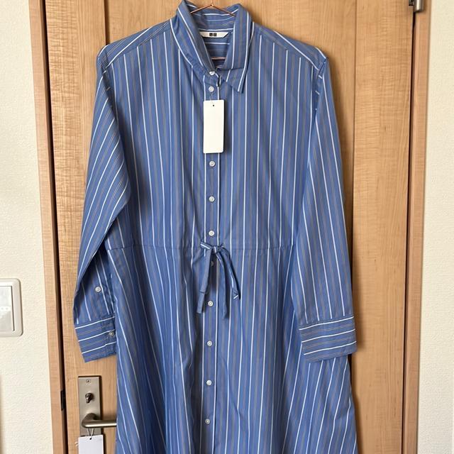 新品ユニクロコットンロングシャツワンピースL < ブランド  新品ユニクロコットンロングシャツワンピースL  < ブランドの