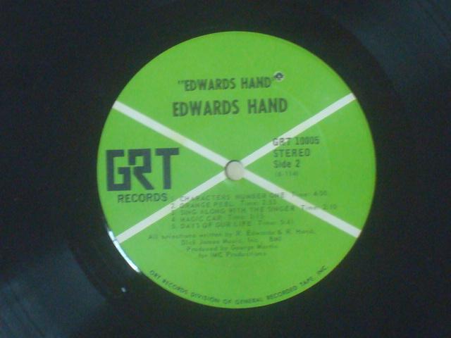 same / EDWARDS HAND US盤LP   George Martin < CD/DVD/ビデオ  same / EDWARDS HAND US盤LP   George Martin < CD/DVD/ビデオの