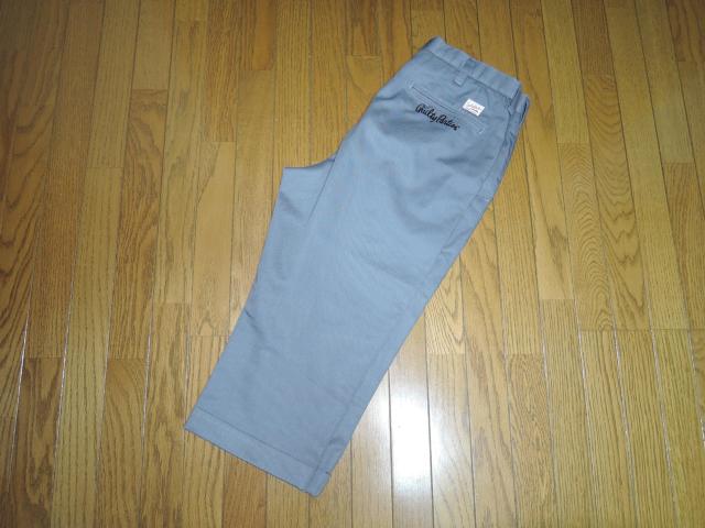 WACKO MARIA ワコマリア 7分丈 TCパンツ S 灰 チノパン クロップド系PT < ブランド  WACKO MARIA ワコマリア 7分丈 TCパンツ S 灰 チノパン クロップド系PT < ブランドの