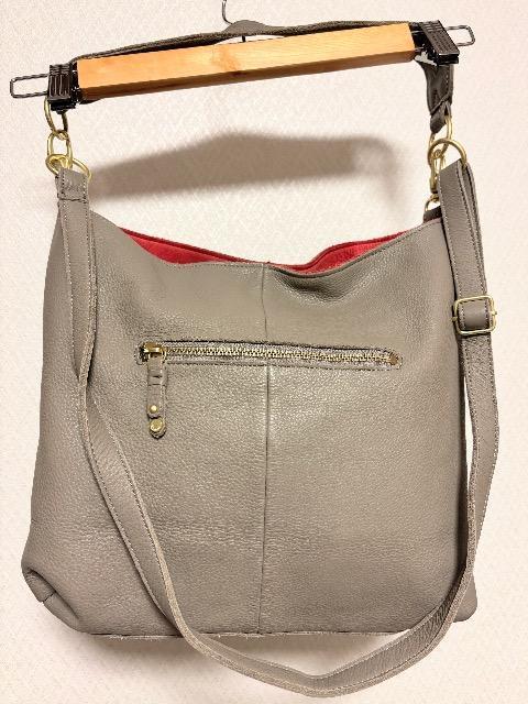 Beaure ビュレ 2 WAY ショルダーバッグ グレージュ 本革 < 女性ファッション Beaure ビュレ 2 WAY ショルダーバッグ グレージュ 本革 < 女性ファッションの