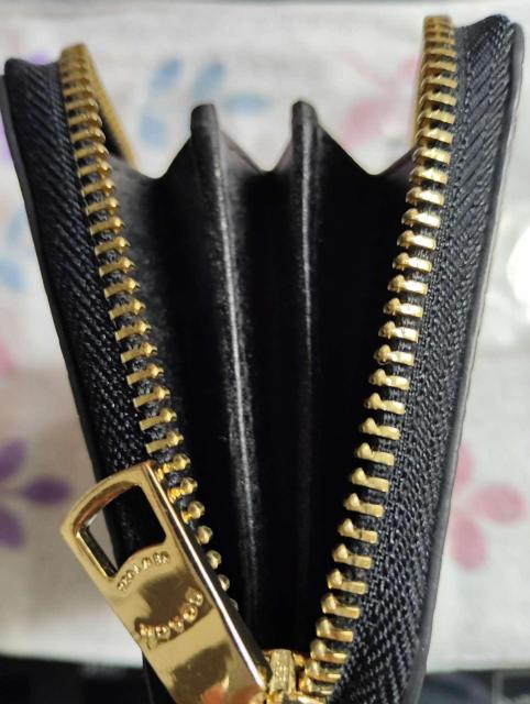 COACH �R�[�` �����z ���E���h�t�@�X�i�[ �u���b�N ���U�[ �P�A�J�[�h�t �u�����h���z �� �u�����h�� 