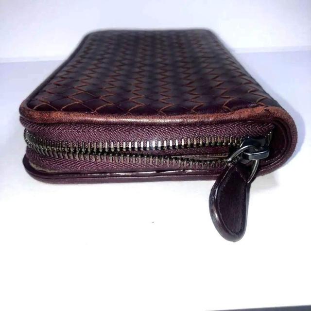ボッテガヴェネタ 長財布 イントレチャート ラウンドファスナー ブラウン 箱付き BOTTEGA VENETA < ブランド ボッテガヴェネタ 長財布 イントレチャート ラウンドファスナー ブラウン 箱付き BOTTEGA VENETA < ブランドの