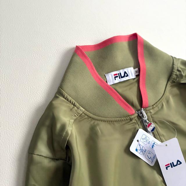 新品◆FILA◆UVカット、花粉付着防止◆サテンドロストブルゾン◆薄手◆春夏◆M < ブランド 新品◆FILA◆UVカット、花粉付着防止◆サテンドロストブルゾン◆薄手◆春夏◆M < ブランドの
