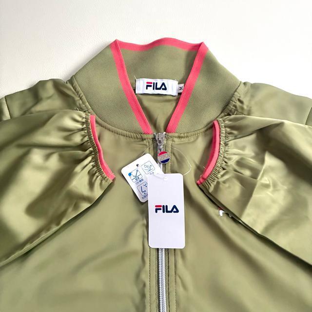 新品◆FILA◆UVカット、花粉付着防止◆サテンドロストブルゾン◆薄手◆春夏◆M < ブランド 新品◆FILA◆UVカット、花粉付着防止◆サテンドロストブルゾン◆薄手◆春夏◆M < ブランドの