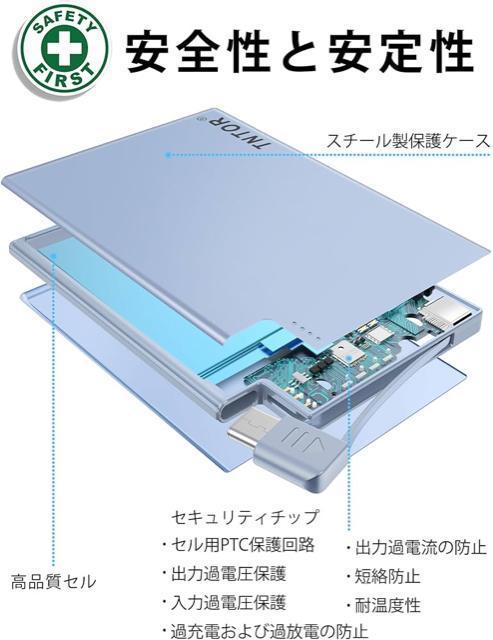 ���o�C���o�b�e���[ �y�� ���^ �^�C�vc�[�d�� 2500mAh �g�я[�d�� �R���p�N�g ���^ �@���������݉\ �yPSE�F�؍ρz �� �Ɠd/AV�� 