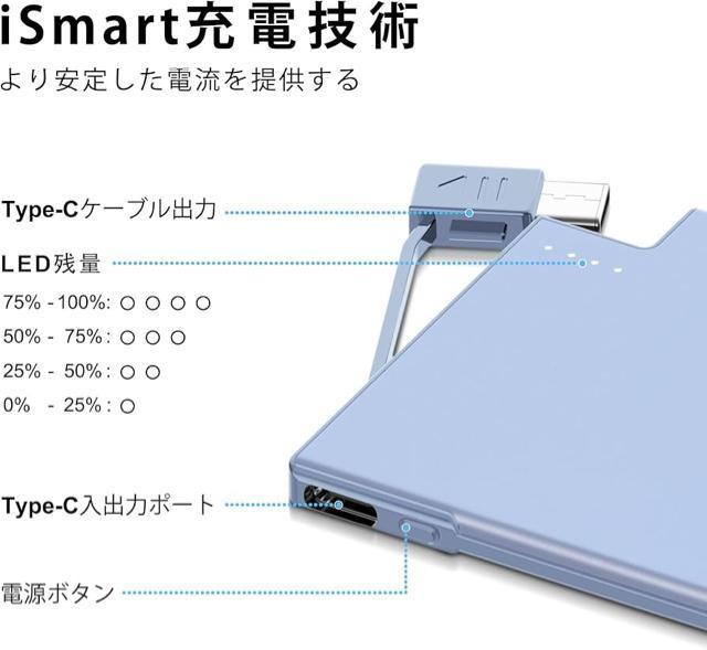 ���o�C���o�b�e���[ �y�� ���^ �^�C�vc�[�d�� 2500mAh �g�я[�d�� �R���p�N�g ���^ �@���������݉\ �yPSE�F�؍ρz �� �Ɠd/AV�� 