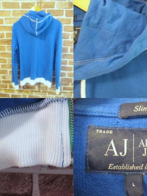 ☆ARMANI JEANS/アルマーニジーンズ ダブルジップ パーカー/メンズ☆希少モデル < ブランド  ☆ARMANI JEANS/アルマーニジーンズ ダブルジップ パーカー/メンズ☆希少モデル < ブランドの