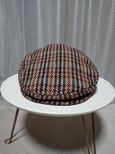 vintage 古着 topman ウール 毛 ハンチングキャップ 帽子 レトロ ブラウン used 小さめ S < 男性ファッション  vintage 古着 topman ウール 毛 ハンチングキャップ 帽子 レトロ ブラウン used 小さめ S < 男性ファッションの