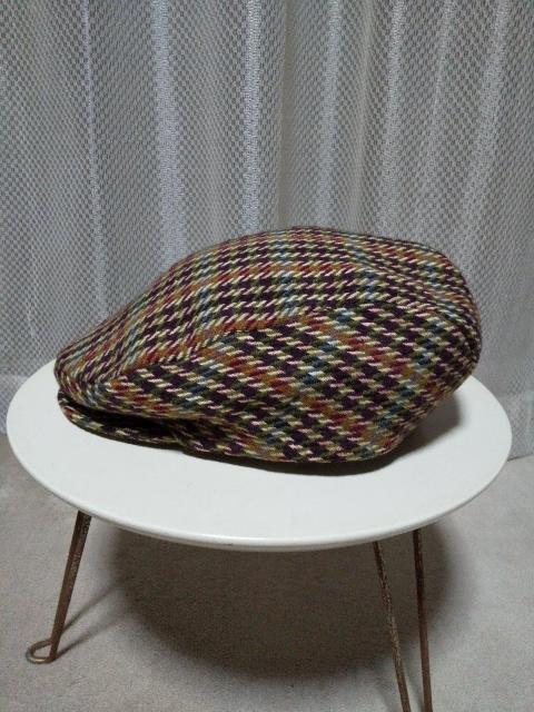vintage 古着 topman ウール 毛 ハンチングキャップ 帽子 レトロ ブラウン used 小さめ S < 男性ファッション  vintage 古着 topman ウール 毛 ハンチングキャップ 帽子 レトロ ブラウン used 小さめ S < 男性ファッションの
