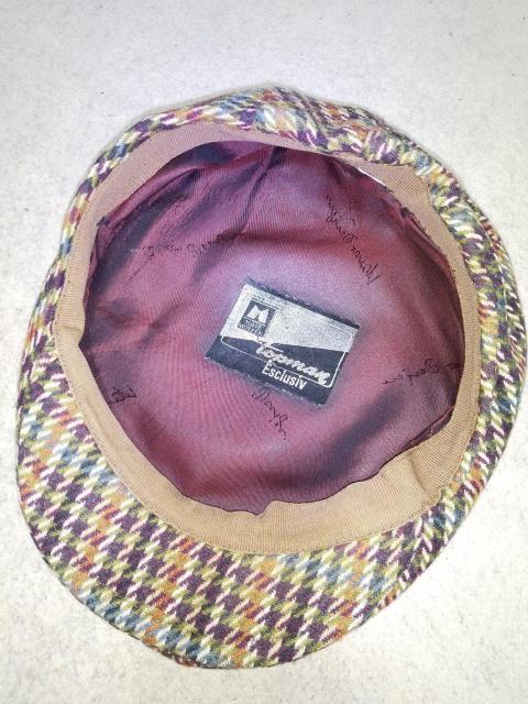 vintage 古着 topman ウール 毛 ハンチングキャップ 帽子 レトロ ブラウン used 小さめ S < 男性ファッション  vintage 古着 topman ウール 毛 ハンチングキャップ 帽子 レトロ ブラウン used 小さめ S < 男性ファッションの