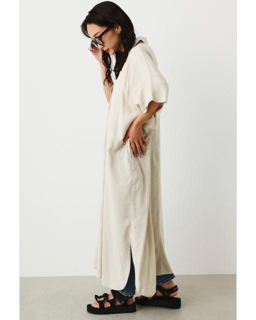 ロデオ★スキッパーシャツワンピース(ベージュ) < ブランド  ロデオ★スキッパーシャツワンピース(ベージュ) < ブランドの