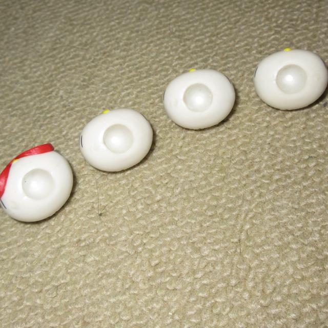 未使用☆ハローキティ*バスボム付録おまけ*ミニ指人形4点セット < おもちゃ  未使用☆ハローキティ*バスボム付録おまけ*ミニ指人形4点セット < おもちゃの