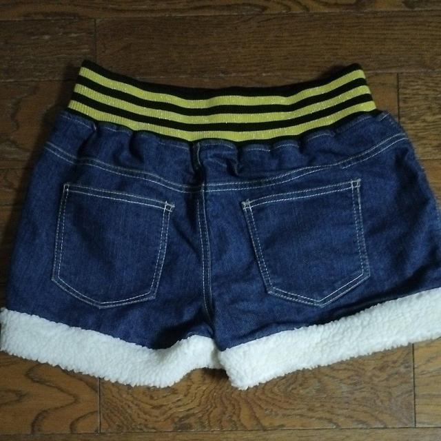 150Eサイズ 大人Мサイズ デニム ショートパンツ 美品  < キッズ/ベビー  150Eサイズ 大人Мサイズ デニム ショートパンツ 美品  < キッズ/ベビーの