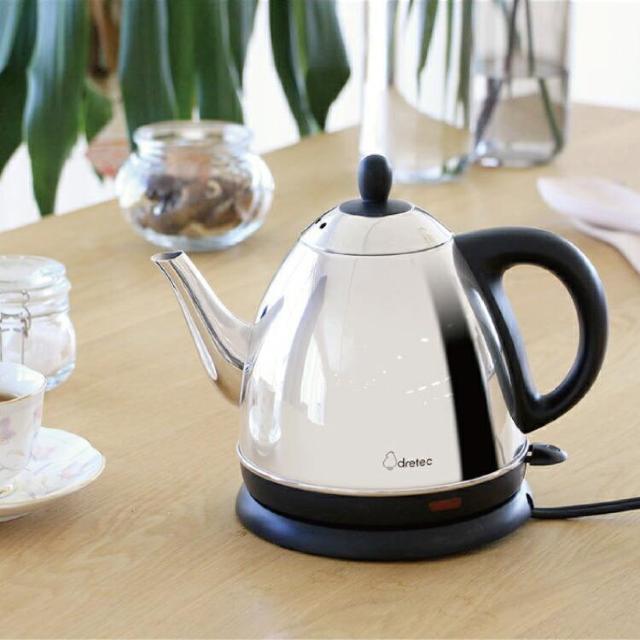 ★0.8L★ 電気ケトル 注ぎやすい ステンレス 空焚き防止 国産メーカー < 家電/AV  ★0.8L★ 電気ケトル 注ぎやすい ステンレス 空焚き防止 国産メーカー < 家電/AVの