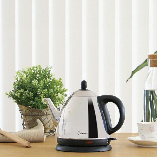 ★0.8L★ 電気ケトル 注ぎやすい ステンレス 空焚き防止 国産メーカー < 家電/AV  ★0.8L★ 電気ケトル 注ぎやすい ステンレス 空焚き防止 国産メーカー < 家電/AVの