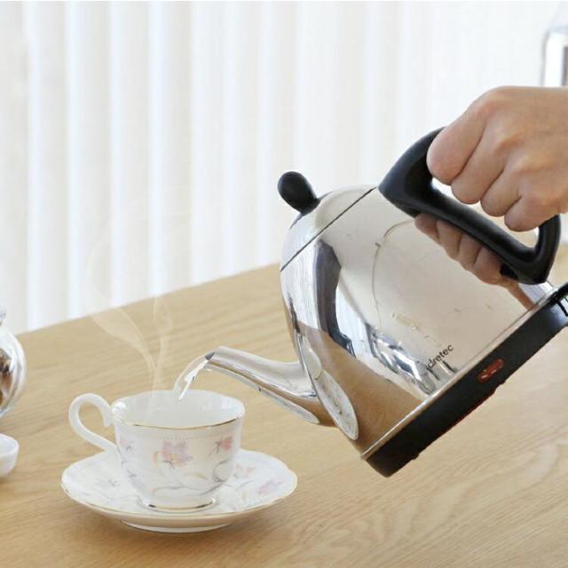 ★0.8L★ 電気ケトル 注ぎやすい ステンレス 空焚き防止 国産メーカー < 家電/AV  ★0.8L★ 電気ケトル 注ぎやすい ステンレス 空焚き防止 国産メーカー < 家電/AVの