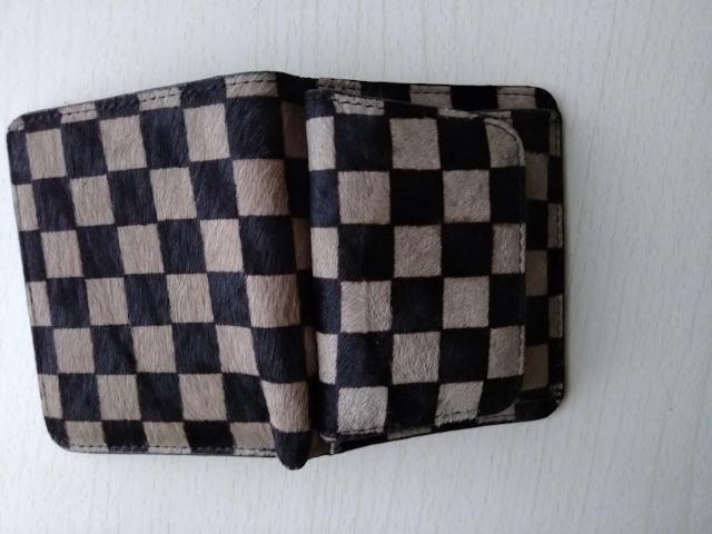 馬毛革 コンパクト財布 ボックス型小銭入れ < 女性ファッション 馬毛革 コンパクト財布 ボックス型小銭入れ < 女性ファッションの