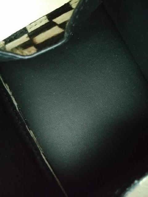 馬毛革 コンパクト財布 ボックス型小銭入れ < 女性ファッション 馬毛革 コンパクト財布 ボックス型小銭入れ < 女性ファッションの