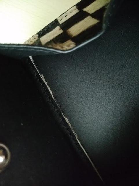 馬毛革 コンパクト財布 ボックス型小銭入れ < 女性ファッション 馬毛革 コンパクト財布 ボックス型小銭入れ < 女性ファッションの