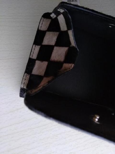 馬毛革 コンパクト財布 ボックス型小銭入れ < 女性ファッション 馬毛革 コンパクト財布 ボックス型小銭入れ < 女性ファッションの