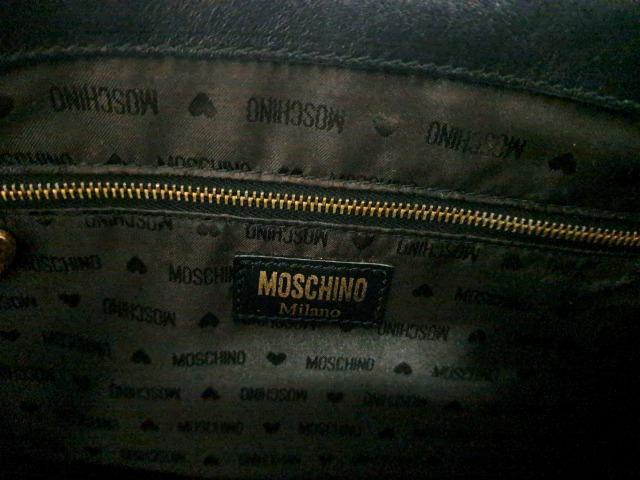 ☆MOSCHINO モスキーノ ロゴ モチーフ トートバッグ レザー/ブラック☆大容量 < ブランド ☆MOSCHINO モスキーノ ロゴ モチーフ トートバッグ レザー/ブラック☆大容量 < ブランドの