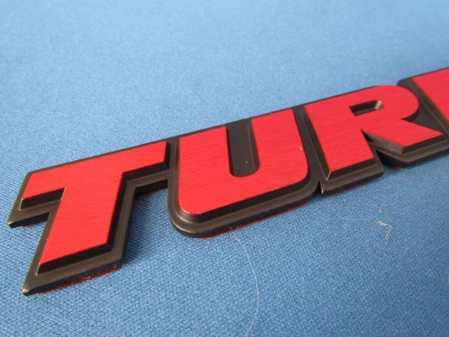 ●TURBOターボ アルミ削出し仕様 凹凸仕上 RED&BLACK エンブレム 新品未開封品! < 自動車/バイク ●TURBOターボ アルミ削出し仕様 凹凸仕上 RED&BLACK エンブレム 新品未開封品! < 自動車/バイク