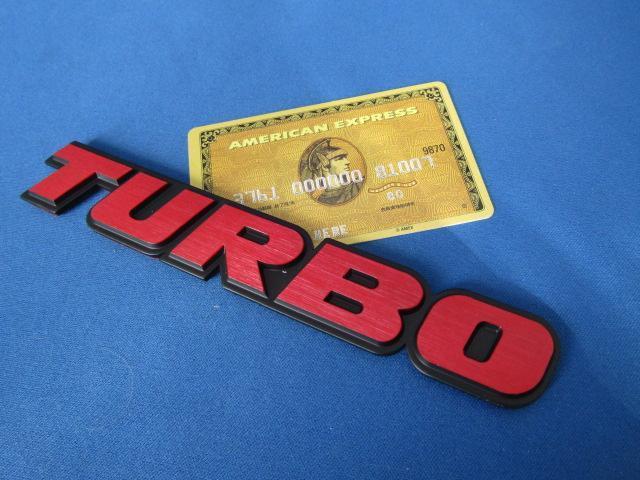 ●TURBOターボ アルミ削出し仕様 凹凸仕上 RED&BLACK エンブレム 新品未開封品! < 自動車/バイク ●TURBOターボ アルミ削出し仕様 凹凸仕上 RED&BLACK エンブレム 新品未開封品! < 自動車/バイク