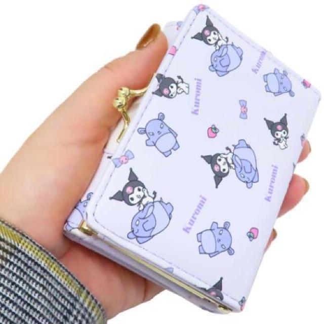 クロミ 口金 がま口 三つ折り ウォレット 財布 カード サンリオ SR36-2 < 女性ファッション  クロミ 口金 がま口 三つ折り ウォレット 財布 カード サンリオ SR36-2 < 女性ファッションの