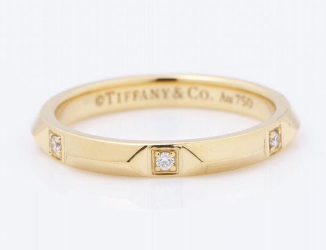 TIFFANY&CO. ティファニー トゥルー バンドリング 6Pダイヤ 750PG #13<USED>【 送料無料】 < ブランド TIFFANY&CO. ティファニー トゥルー バンドリング 6Pダイヤ 750PG #13<USED>【 送料無料】 < ブランドの