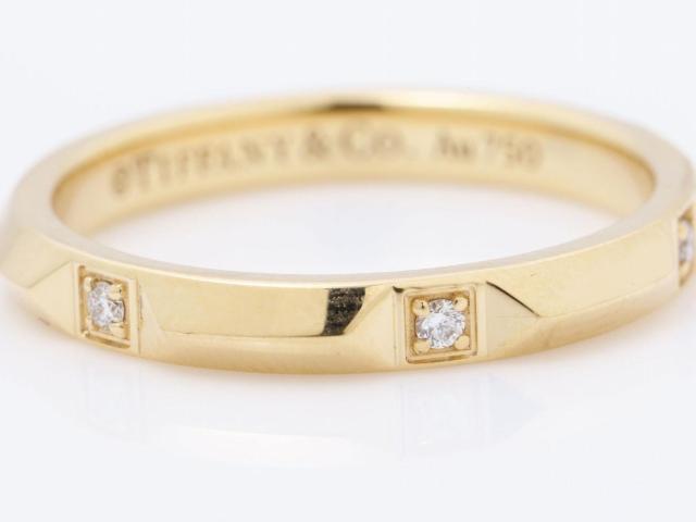 TIFFANY&CO. ティファニー トゥルー バンドリング 6Pダイヤ 750PG #13<USED>【 送料無料】 < ブランド TIFFANY&CO. ティファニー トゥルー バンドリング 6Pダイヤ 750PG #13<USED>【 送料無料】 < ブランドの