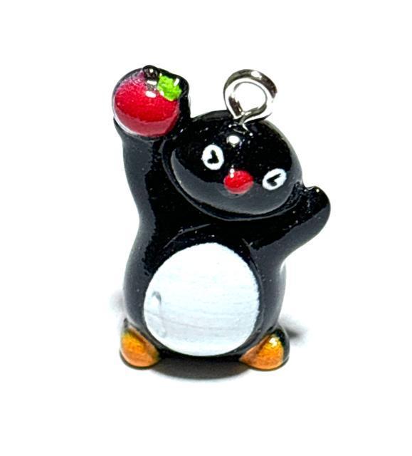 671 林檎を持ったペンギンさん 1個 動物 キャラクター 樹脂チャーム アクセサリーパーツ 立体 < ペット/手芸/園芸 671 林檎を持ったペンギンさん 1個 動物 キャラクター 樹脂チャーム アクセサリーパーツ 立体 < ペット/手芸/園芸の