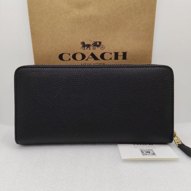 新品 COACH 長財布 アコーディオン ジップ ウォレット ポリッシュド ペブル レザー < ブランド 新品 COACH 長財布 アコーディオン ジップ ウォレット ポリッシュド ペブル レザー < ブランドの