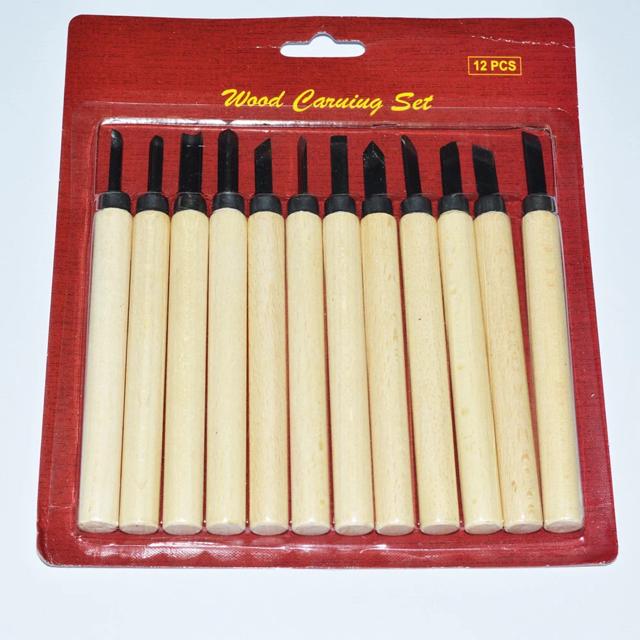 【新品未使用】彫刻刀 12本セット ツール 直ぐに使える < ホビー  【新品未使用】彫刻刀 12本セット ツール 直ぐに使える  < ホビーの