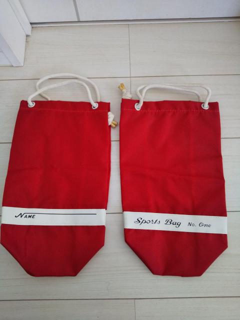 プールバック2点☆色、赤☆彡新品未使用☆彡 < キッズ/ベビー  プールバック2点☆色、赤☆彡新品未使用☆彡  < キッズ/ベビーの