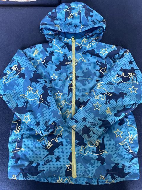 しまむら☆シャカシャカ☆薄手☆ジャンパー☆恐竜柄☆110cm < キッズ/ベビー  しまむら☆シャカシャカ☆薄手☆ジャンパー☆恐竜柄☆110cm  < キッズ/ベビーの