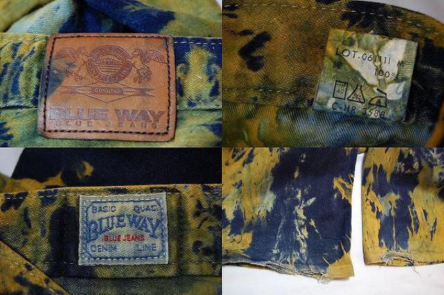 ◆ブルーウェイ blue jeans blue way コットンパンツ メンズ < 男性ファッション  ◆ブルーウェイ blue jeans blue way コットンパンツ メンズ < 男性ファッションの