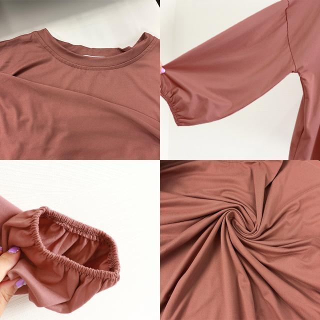 送料無料 新品 長袖Tシャツ ドロップショルダーtシャツ < 女性ファッション  送料無料 新品 長袖Tシャツ ドロップショルダーtシャツ < 女性ファッションの