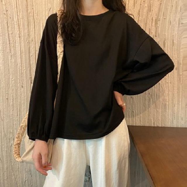 送料無料 新品 長袖Tシャツ ドロップショルダーtシャツ < 女性ファッション  送料無料 新品 長袖Tシャツ ドロップショルダーtシャツ < 女性ファッションの