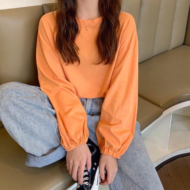 送料無料 新品 長袖Tシャツ ドロップショルダーtシャツ < 女性ファッション  送料無料 新品 長袖Tシャツ ドロップショルダーtシャツ < 女性ファッションの