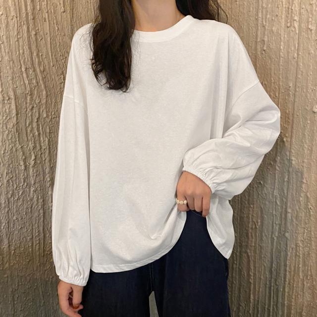 送料無料 新品 長袖Tシャツ ドロップショルダーtシャツ < 女性ファッション  送料無料 新品 長袖Tシャツ ドロップショルダーtシャツ < 女性ファッションの