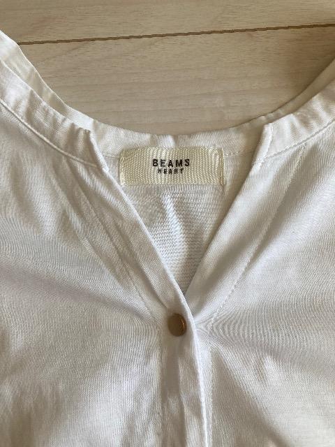 美品☆BEAMSHEART☆白半袖ブラウス < ブランド  美品☆BEAMSHEART☆白半袖ブラウス < ブランドの