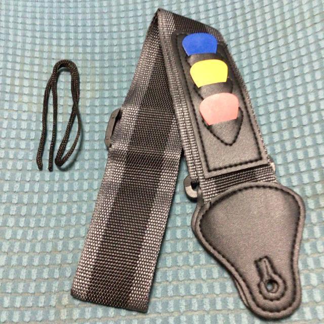 送料無料 新品 ギター ストラップ アコギ エレキ ピック3枚付き 収納付き < ホビー  送料無料 新品 ギター ストラップ アコギ エレキ ピック3枚付き 収納付き  < ホビーの