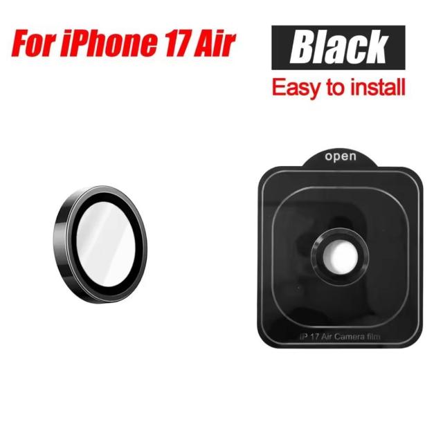 iPhone 17 Air カメラ カバー カメラフィルム レンズ 保護 アルミ iphone17 air メタルリング ブラック < 家電/AV iPhone 17 Air カメラ カバー カメラフィルム レンズ 保護 アルミ iphone17 air メタルリング ブラック < 家電/AVの