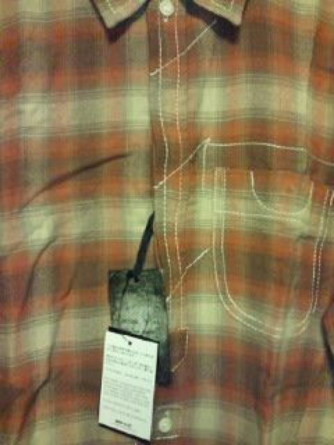 08ナンバーナイン†レーヨンチェックネルシャツ†キムタク着用† < ブランド 08ナンバーナイン†レーヨンチェックネルシャツ†キムタク着用† < ブランドの