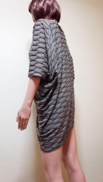 新品タグ付☆大きいL☆変形ドルマンのチュニ丈カットソーT204☆3点で即落 < 女性ファッション  新品タグ付☆大きいL☆変形ドルマンのチュニ丈カットソーT204☆3点で即落 < 女性ファッションの