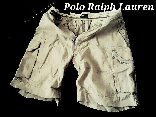 【POLO】ラルフローレン Vintage Destroyed ミリタリーカーゴショーツ 38/L.Khaki < ブランド 【POLO】ラルフローレン Vintage Destroyed ミリタリーカーゴショーツ 38/L.Khaki < ブランドの